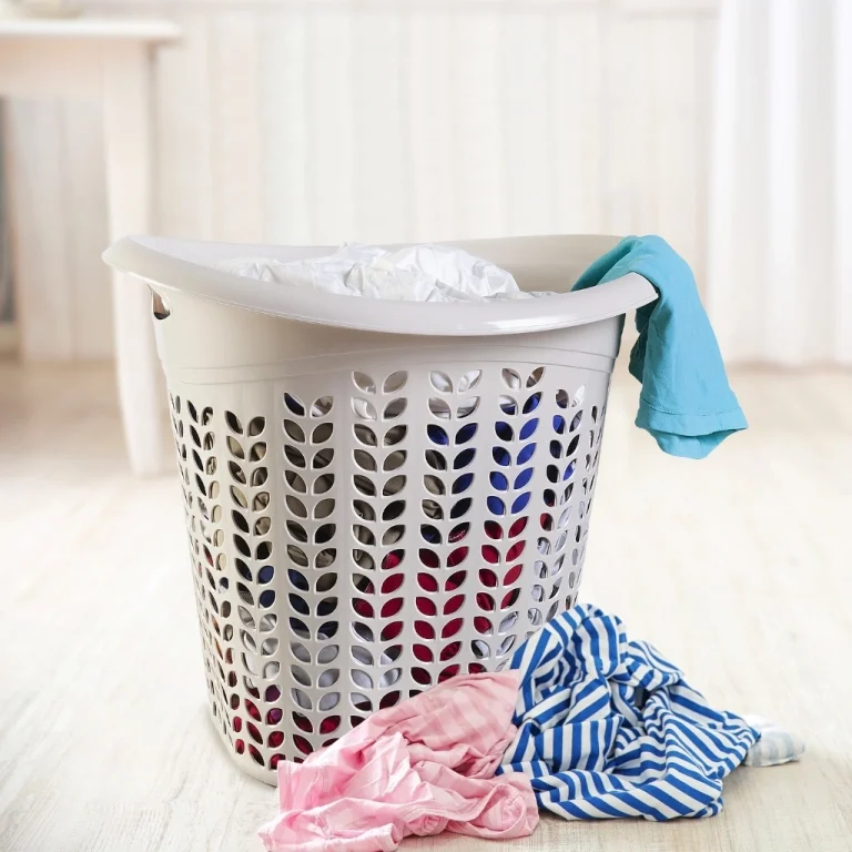 سبد لباس گرد